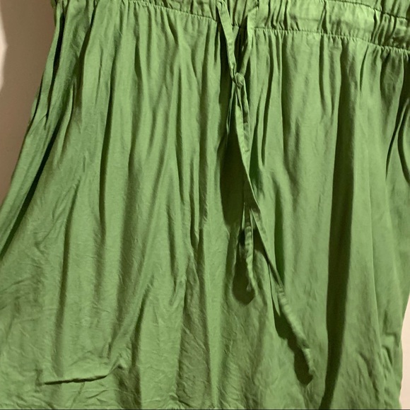 Forever 21 Girl Soul 1X Green Dress with Collar and  Tie at the waist - Picture 5 of 11